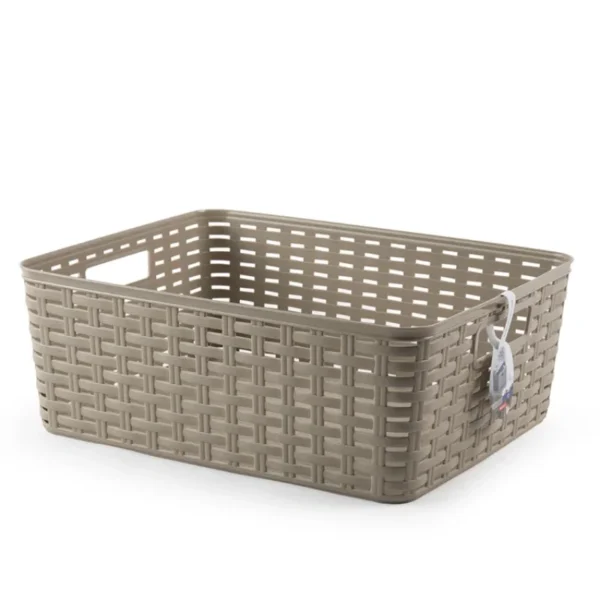 Cesta Rattan Surt Multiusos de 12L Marron - Akisito